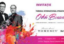 Turneul internațional Stradivarius 2021 „Odă Bucuriei”, pe 11 august la Târgu Jiu