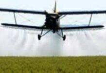 Atenție, joi se pulverizează insecticid din avion!