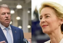 Iohannis a discutat cu Ursula von der Leyen despre sancţiunile care vor fi luate împotriva Rusiei