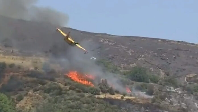 avion Grecia prabusit